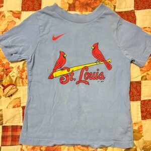 Nike Kids Light Blue Cardinals Molina #4 Tee